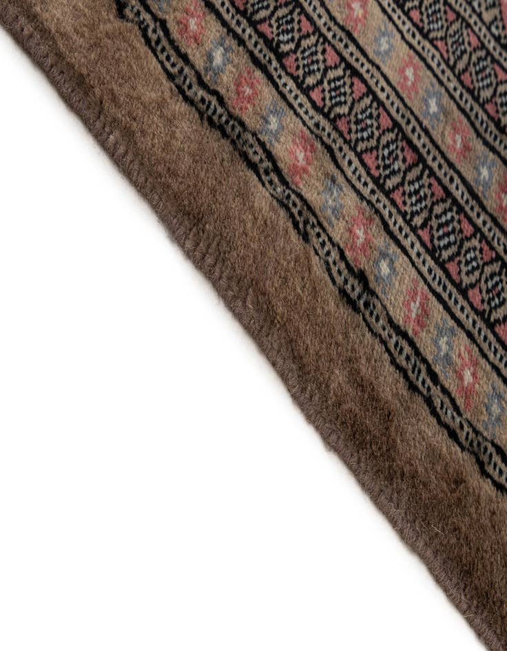 Detail image of 8' 5 x 9' 11  Hand Knotted Bokhara Oriental Wool Rug