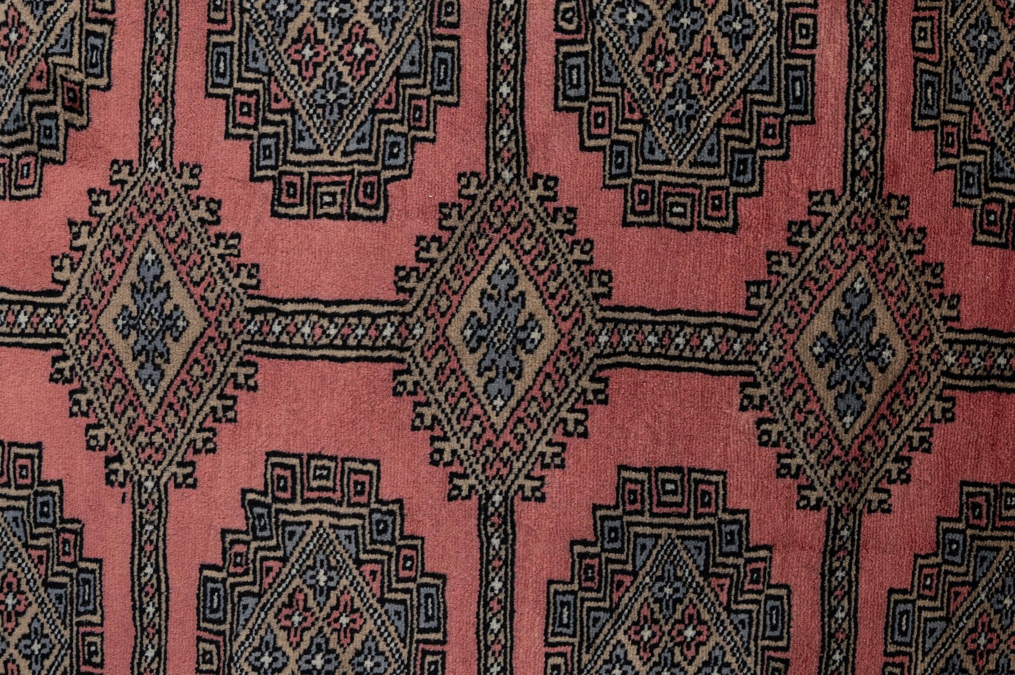 8' 5 x 9' 11 Hand Knotted Bokhara Oriental Wool Rug