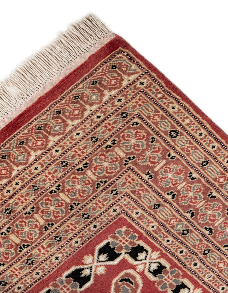 Detail image of 4' 2 x 6' 1  Hand Knotted Bokhara Oriental Rug