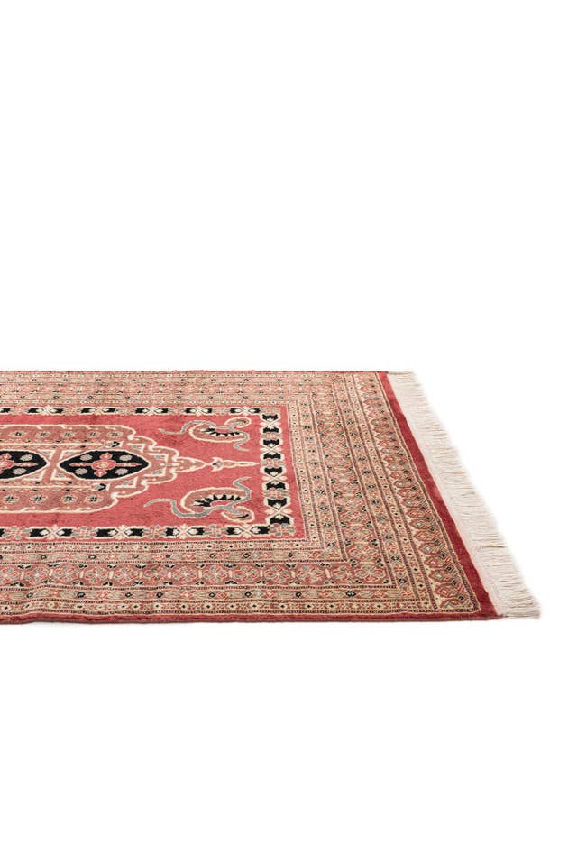 Detail image of 4' 2 x 6' 1 Hand Knotted Bokhara Oriental Rug