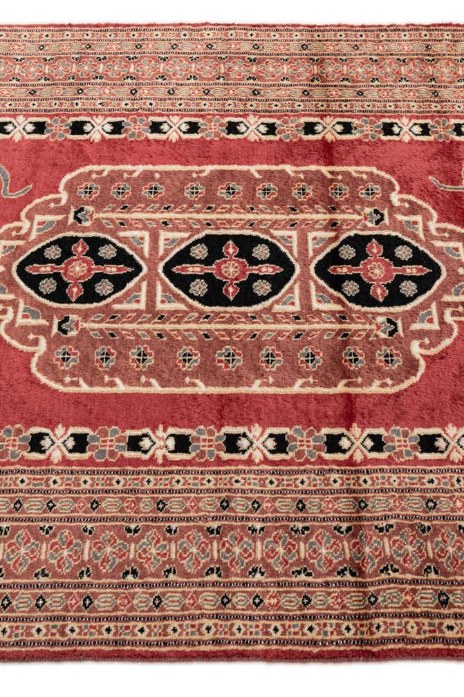 4' 2 x 6' 1 Hand Knotted Bokhara Oriental Rug