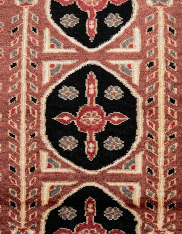 Detail image of 4' 2 x 6' 1  Hand Knotted Bokhara Oriental Rug