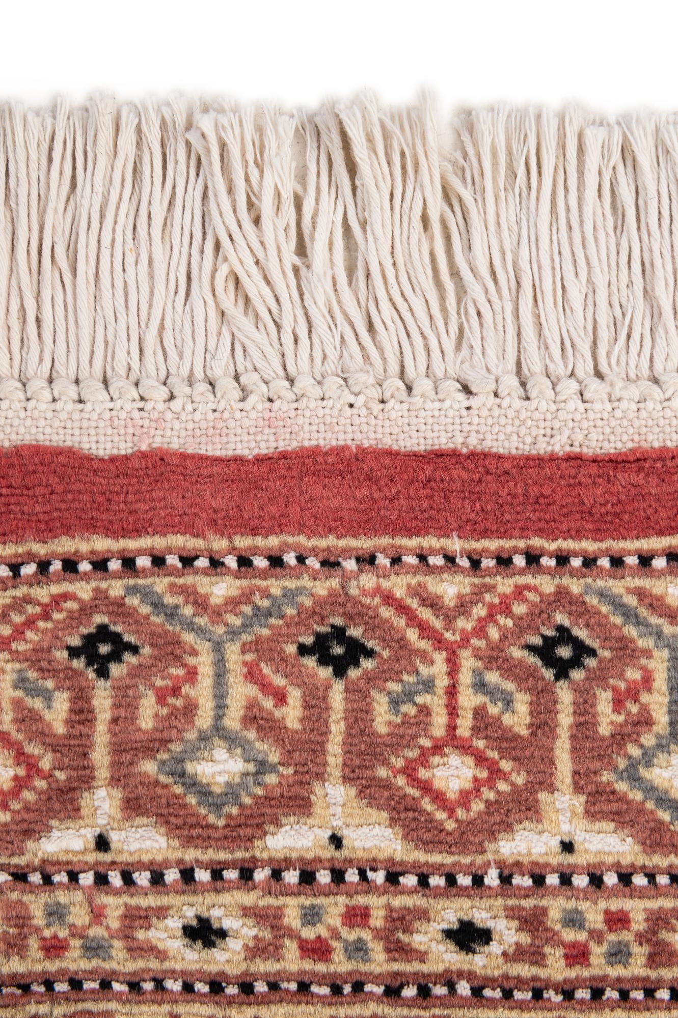4' 2 x 6' 1 Hand Knotted Bokhara Oriental Rug