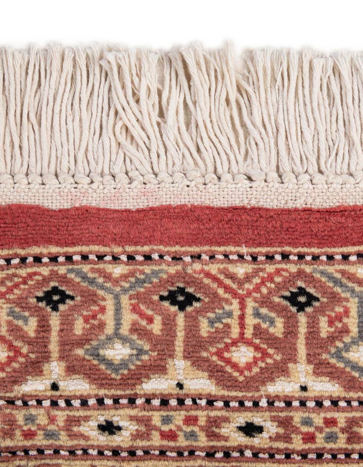 Detail image of 4' 2 x 6' 1  Hand Knotted Bokhara Oriental Rug