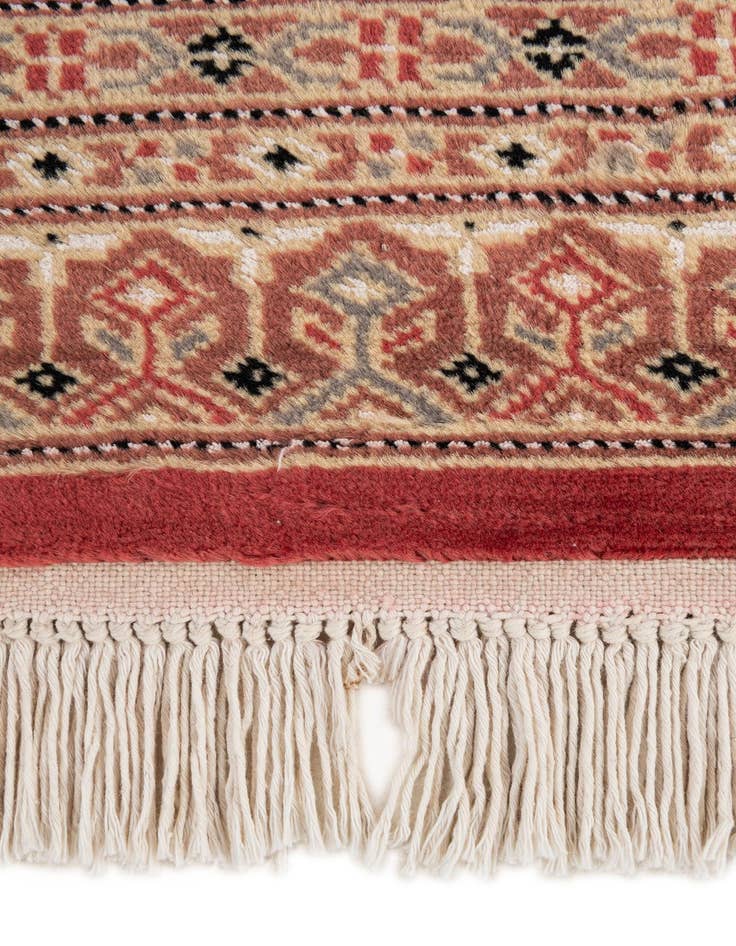 Detail image of 4' 2 x 6' 1  Hand Knotted Bokhara Oriental Rug