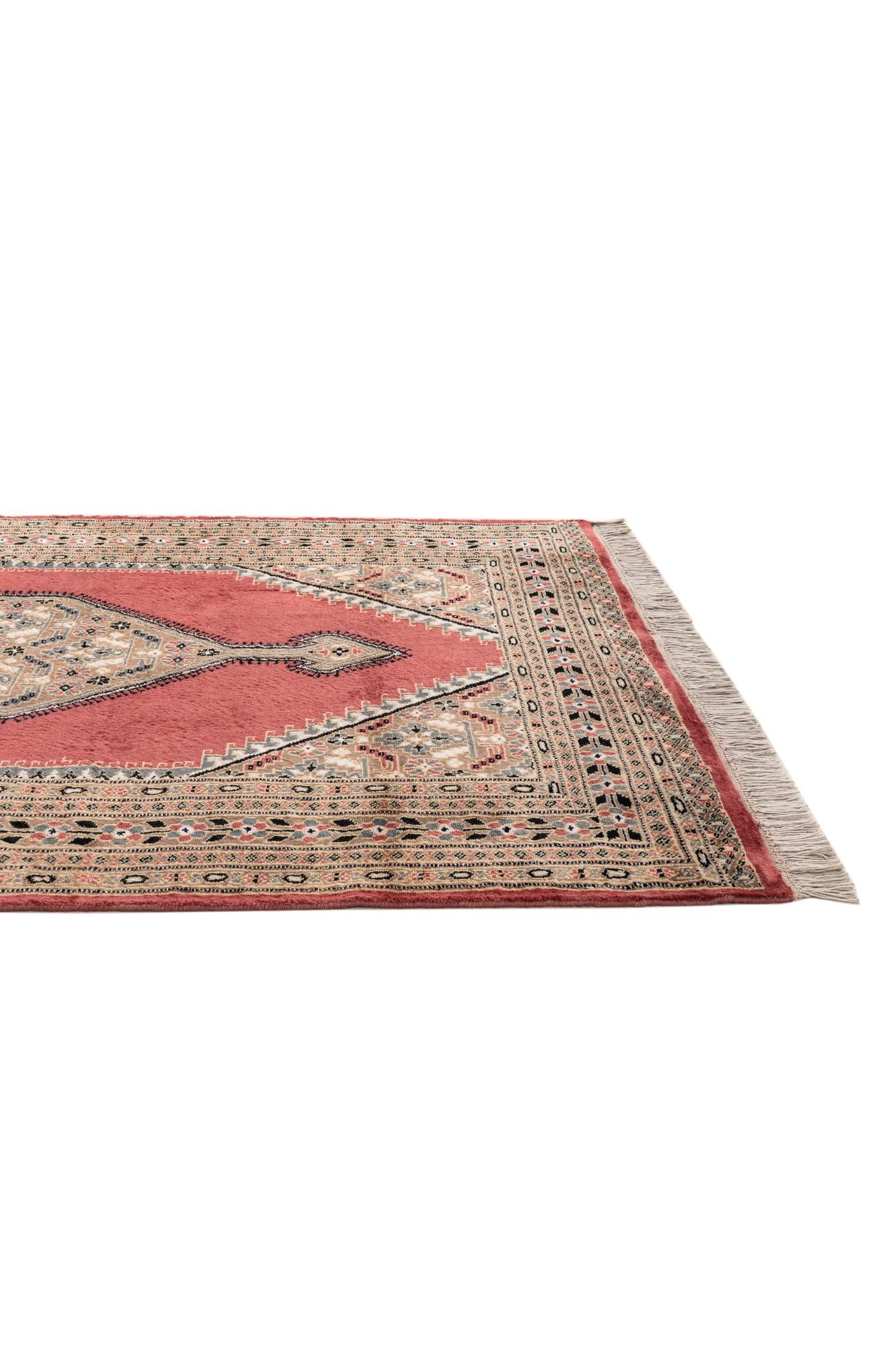 4' 4 x 6' 7 Hand Knotted Bokhara Rug
