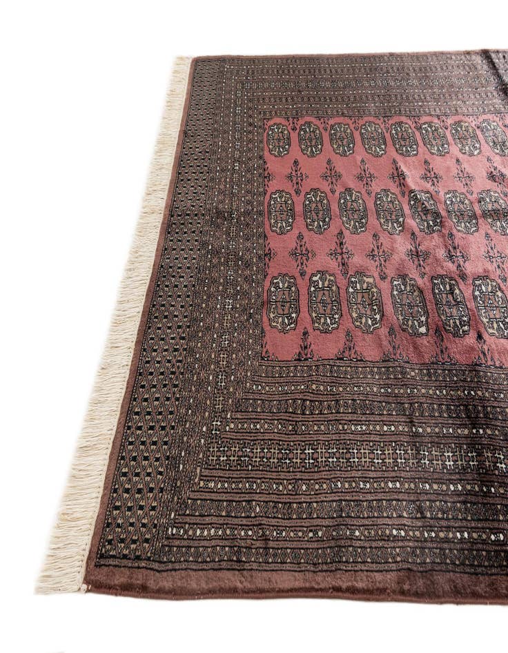 Detail image of 5' 4 x 7' 10 Hand Knotted Bokhara Oriental Rug