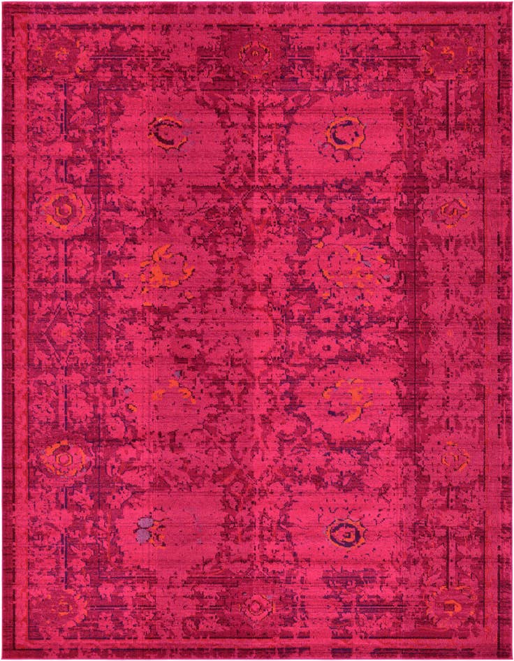 Detail image of 9' x 12' 2 Washable Fleur Rug