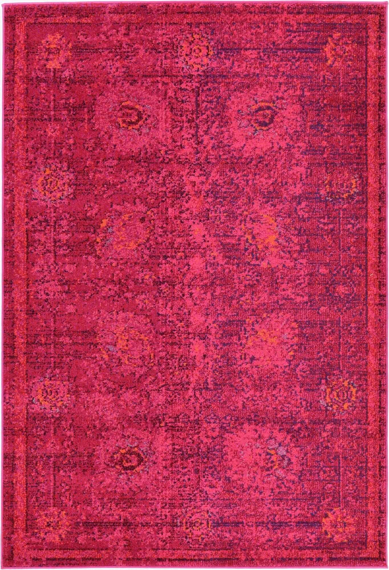 4' x 6' Washable Fleur Rug