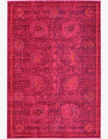 4' x 6' Washable Fleur Rug