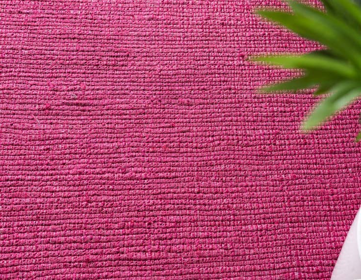 Detail image of 2' x 3' Hand Woven Gilded Jute Rug