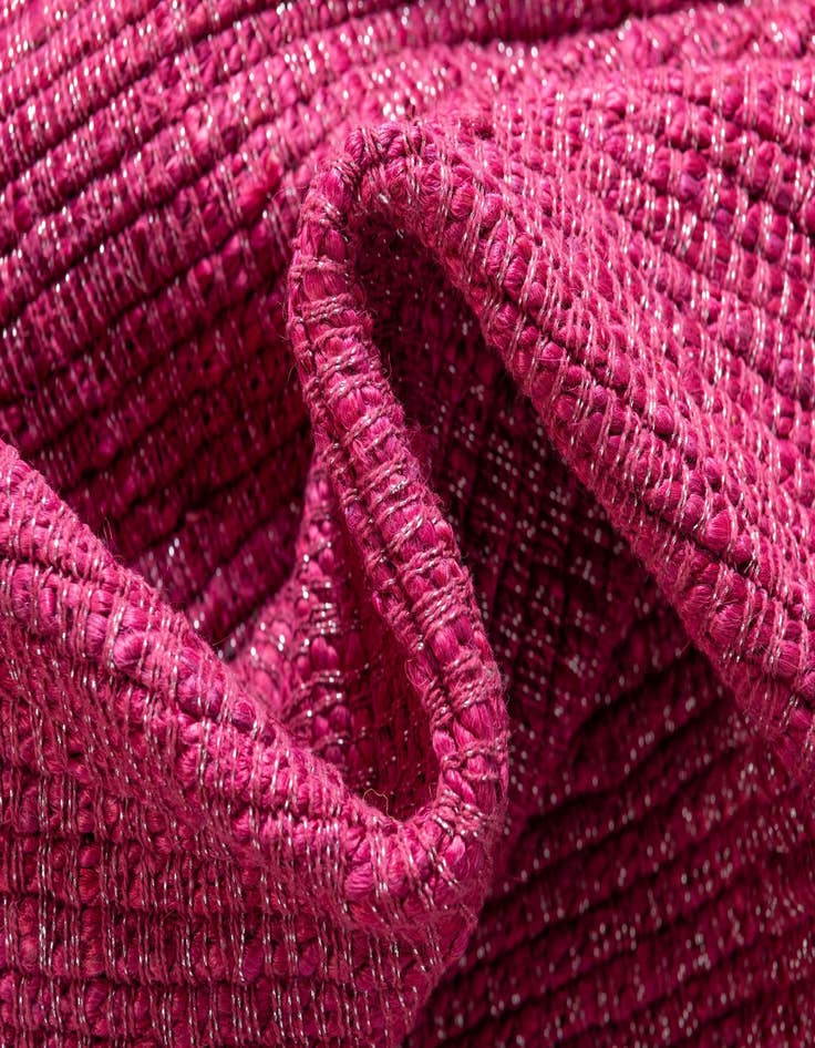 Detail image of 2' x 3' Hand Woven Gilded Jute Rug