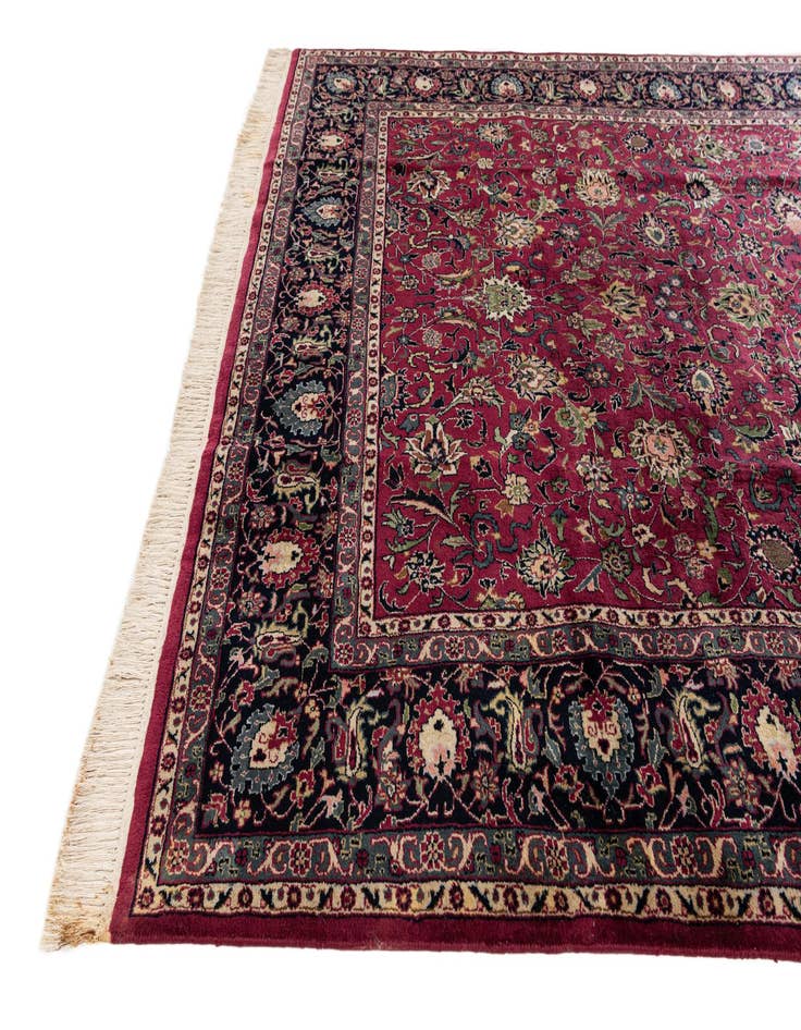 Detail image of 6' 11 x 9' 10  Hand Knotted Kashan Oriental Wool Rug