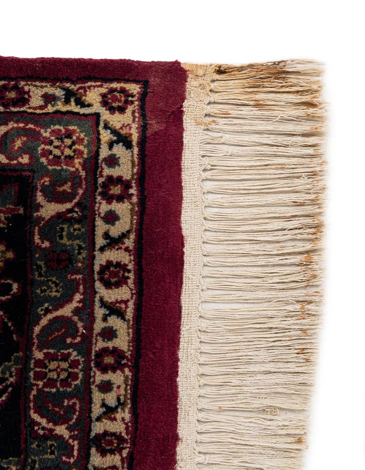 Detail image of 6' 11 x 9' 10  Hand Knotted Kashan Oriental Wool Rug