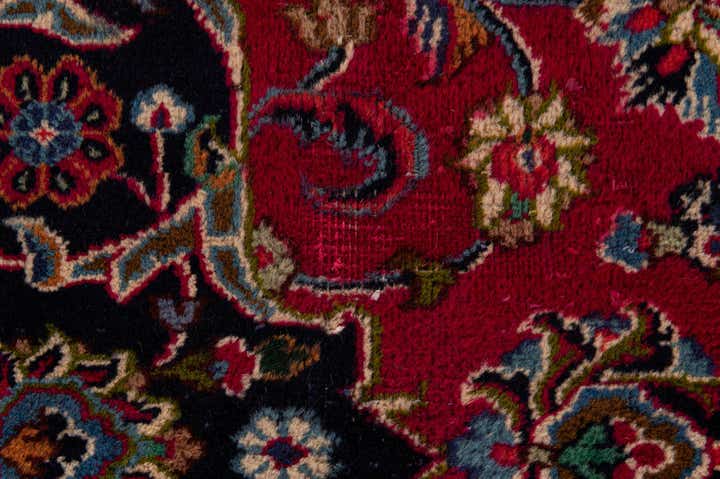 9' 10 x 12' 4 Hand Knotted Kashmar Persian Wool Rug