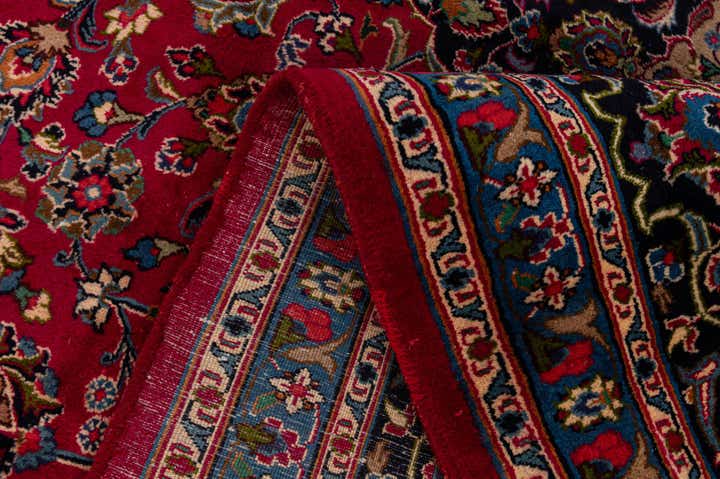 9' 10 x 12' 4 Hand Knotted Kashmar Persian Wool Rug