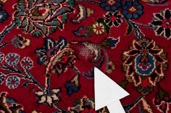 9' 10 x 12' 4 Hand Knotted Kashmar Persian Wool Rug