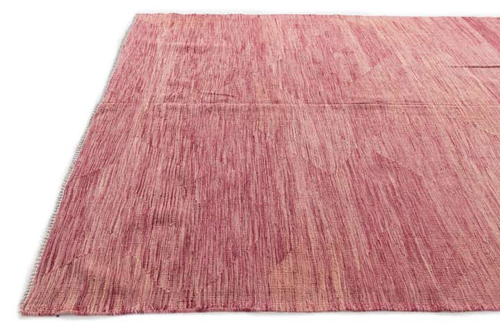 6' 6 x 9' 8 Hand Woven Kilim Modern Wool Rug