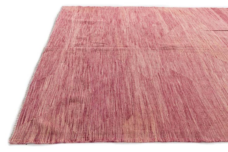 Detail image of 6' 6 x 9' 8 Hand Woven Kilim Modern Wool Rug