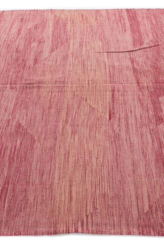 Detail image of 6' 6 x 9' 8 Hand Woven Kilim Modern Wool Rug