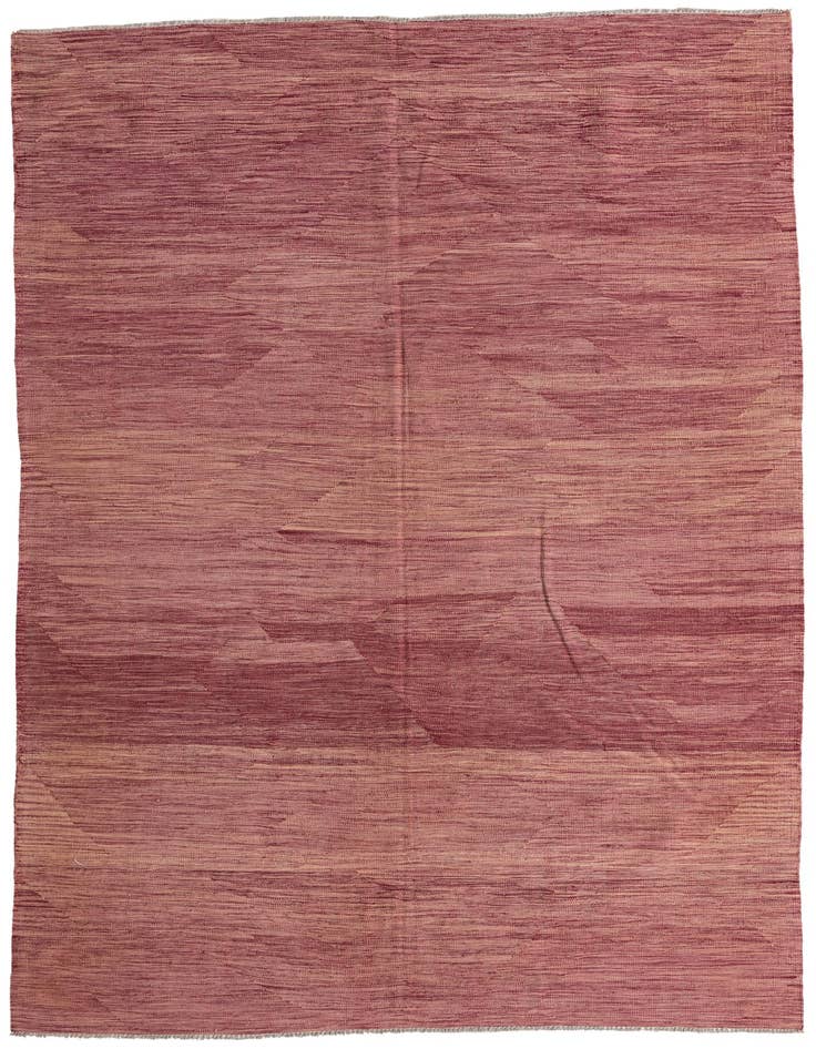 Detail image of 6' 6 x 9' 8 Hand Woven Kilim Modern Wool Rug
