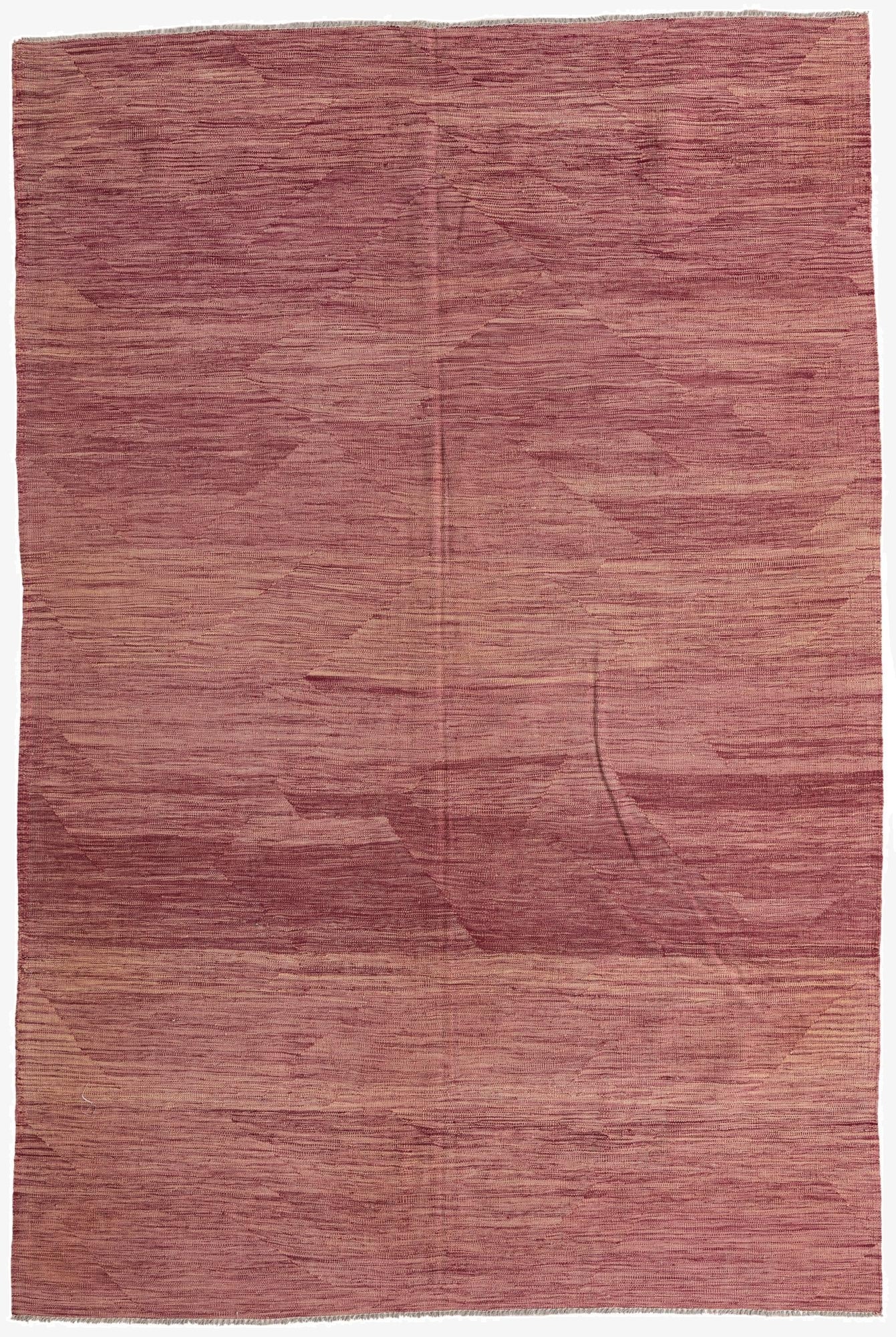 6' 6 x 9' 8  Hand Woven Kilim Modern Wool Rug