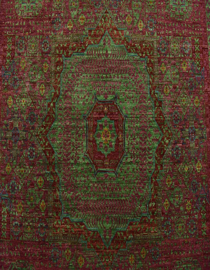 Detail image of 6' 11 x 9' 10 Hand Knotted Mamluk Ziegler Rug