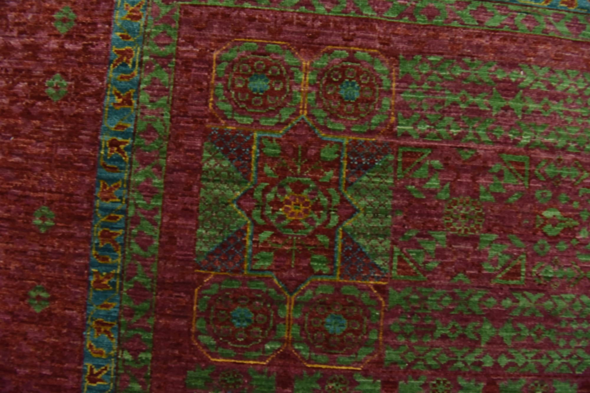 6' 11 x 9' 10 Hand Knotted Mamluk Ziegler Rug
