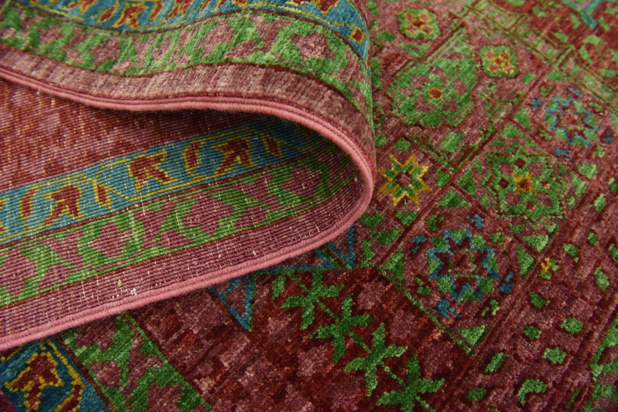 6' 11 x 9' 11 Hand Knotted Mamluk Ziegler Rug
