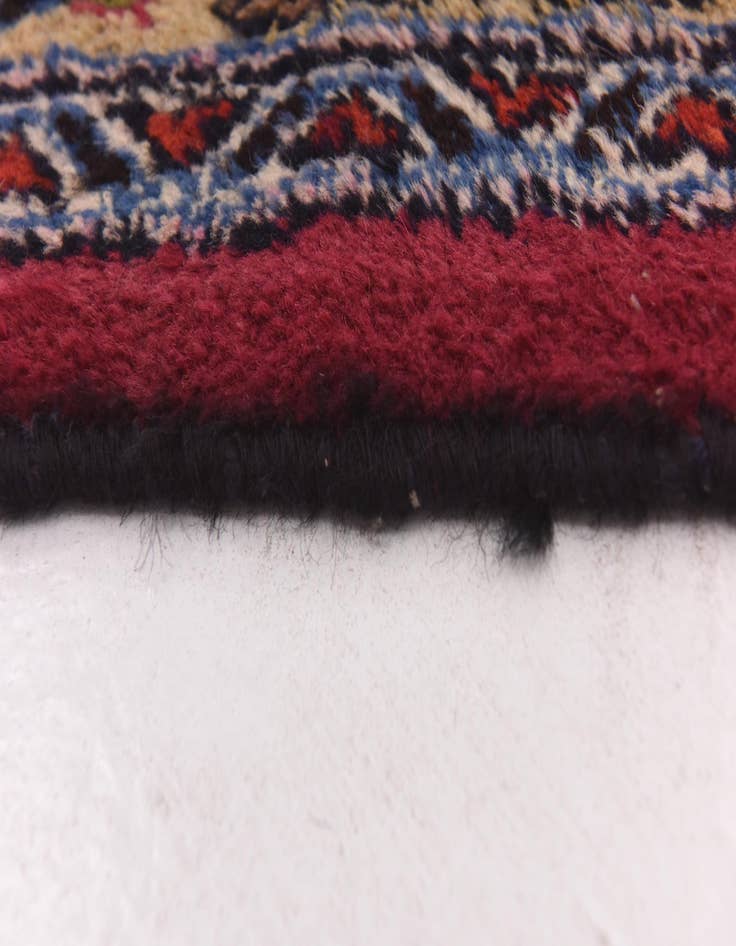 Detail image of 9' 7 x 12' 9  Hand Knotted Mashad Persian Wool Rug