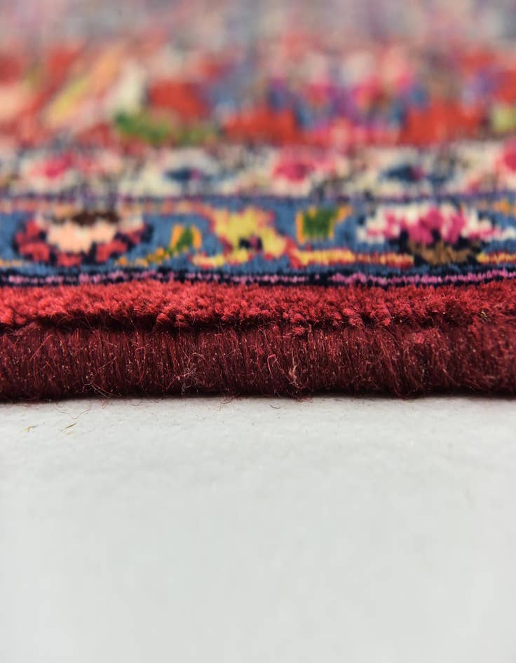 Detail image of 9' 8 x 12' 6  Hand Knotted Mashad Persian Wool Rug