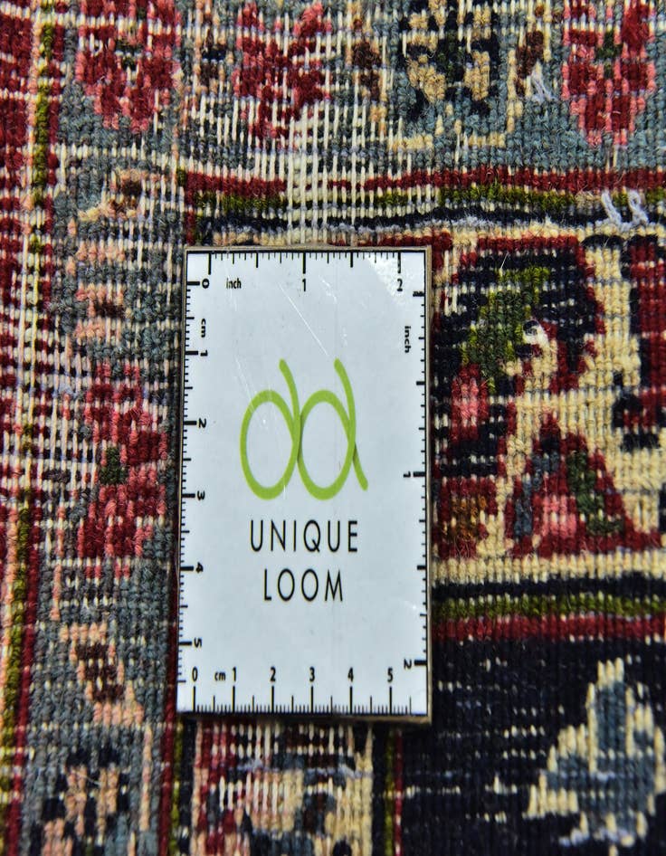 Detail image of 9' 9 x 12' 6  Hand Knotted Mashad Persian Wool Rug