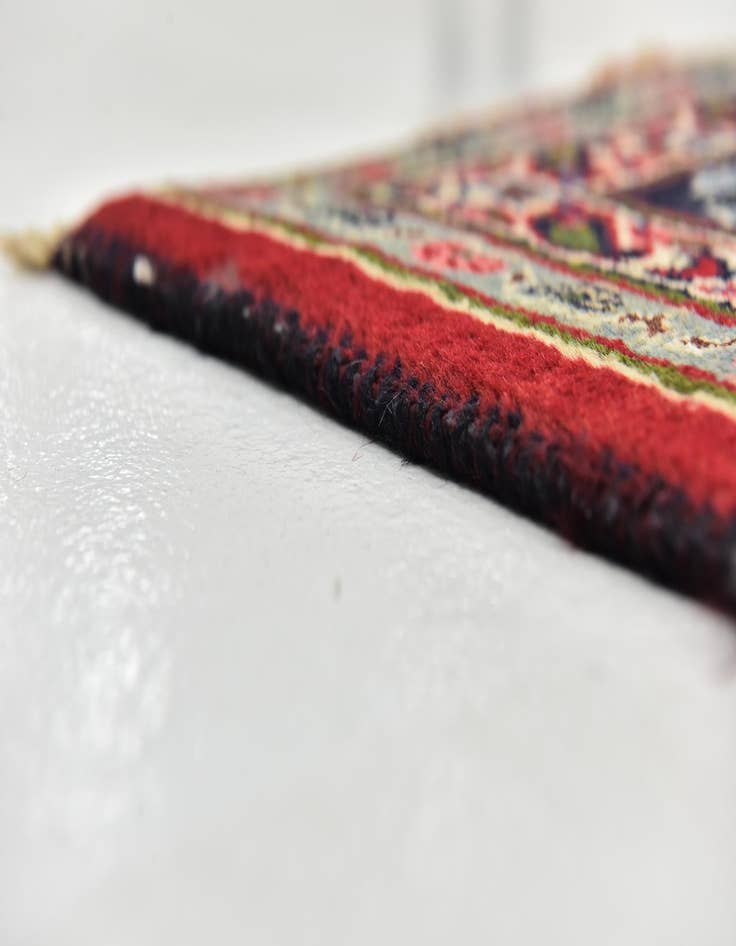 Detail image of 9' 9 x 12' 6  Hand Knotted Mashad Persian Wool Rug