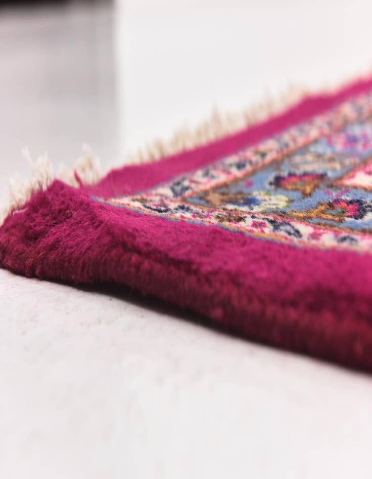 Detail image of 9' 8 x 13'  Hand Knotted Mashad Persian Wool Rug