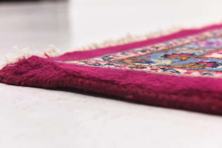 9' 8 x 13' Hand Knotted Mashad Persian Wool Rug