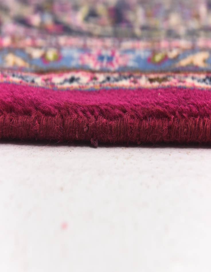 Detail image of 9' 8 x 13'  Hand Knotted Mashad Persian Wool Rug