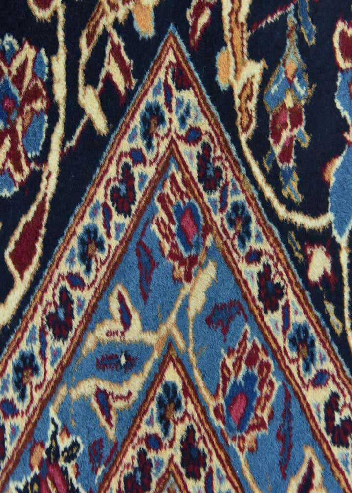 9' 7 x 12' 8 Hand Knotted Mashad Persian Wool Rug