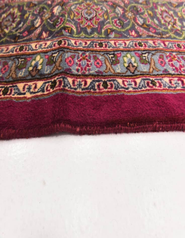 Detail image of 9' 9 x 12' 9  Hand Knotted Mashad Persian Wool Rug