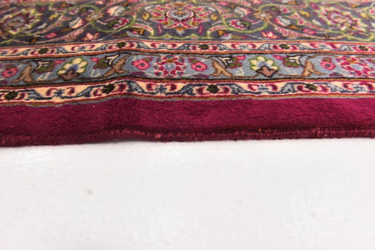 Detail image of 9' 9 x 12' 9 Hand Knotted Mashad Persian Wool Rug