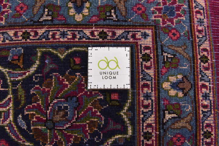 9' 9 x 12' 9 Hand Knotted Mashad Persian Wool Rug