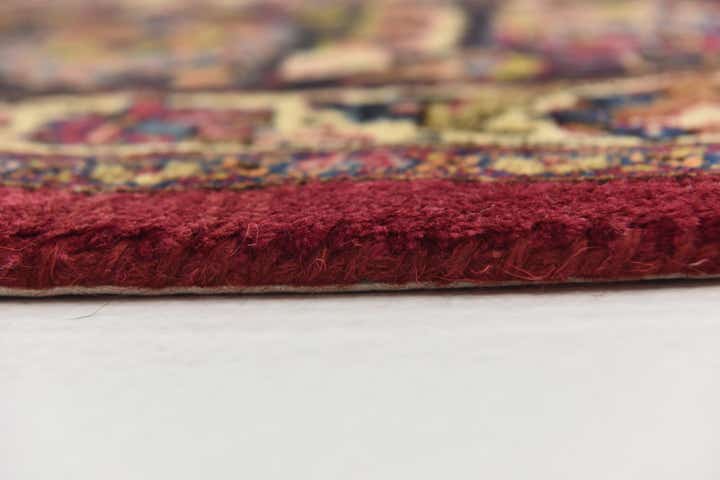 9' 6 x 12' 7 Hand Knotted Mashad Persian Wool Rug