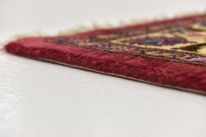 9' 6 x 12' 7 Hand Knotted Mashad Persian Wool Rug