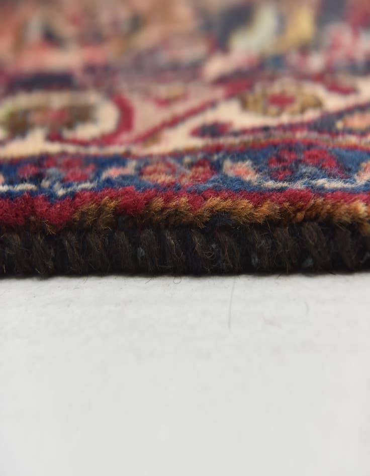 Detail image of 9' 6 x 12' 6  Hand Knotted Mashad Persian Wool Rug