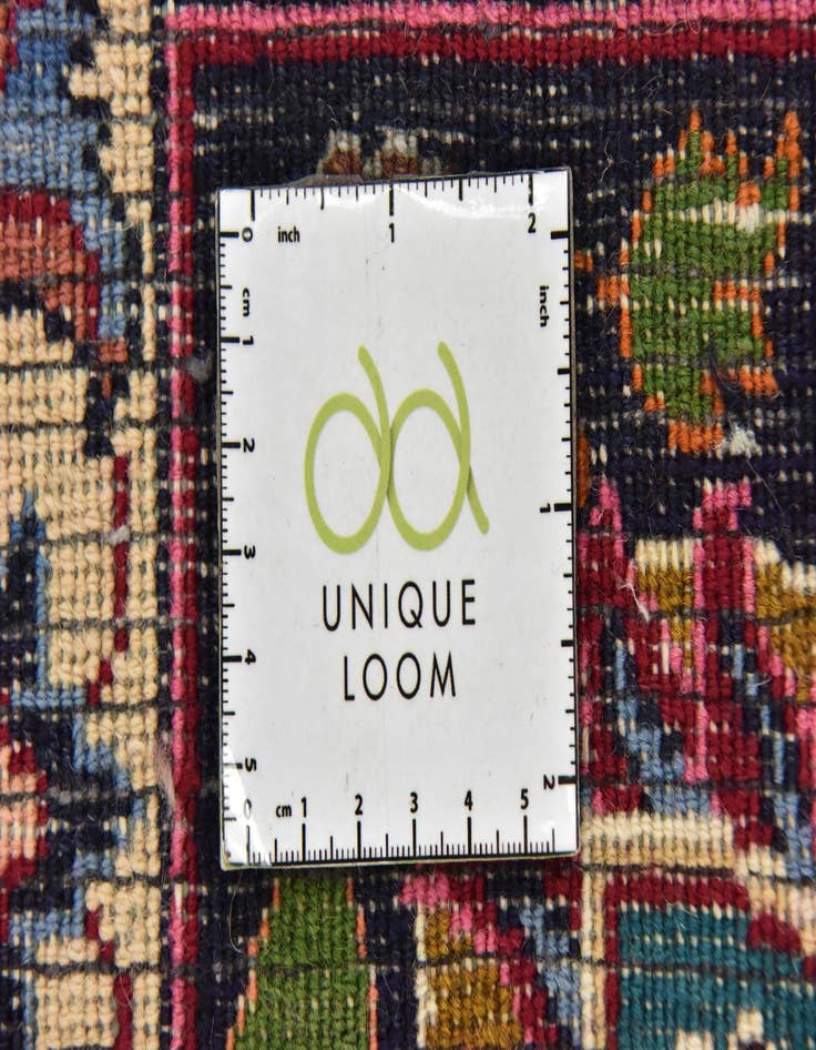 Detail image of 9' 8 x 13'  Hand Knotted Mashad Persian Wool Rug