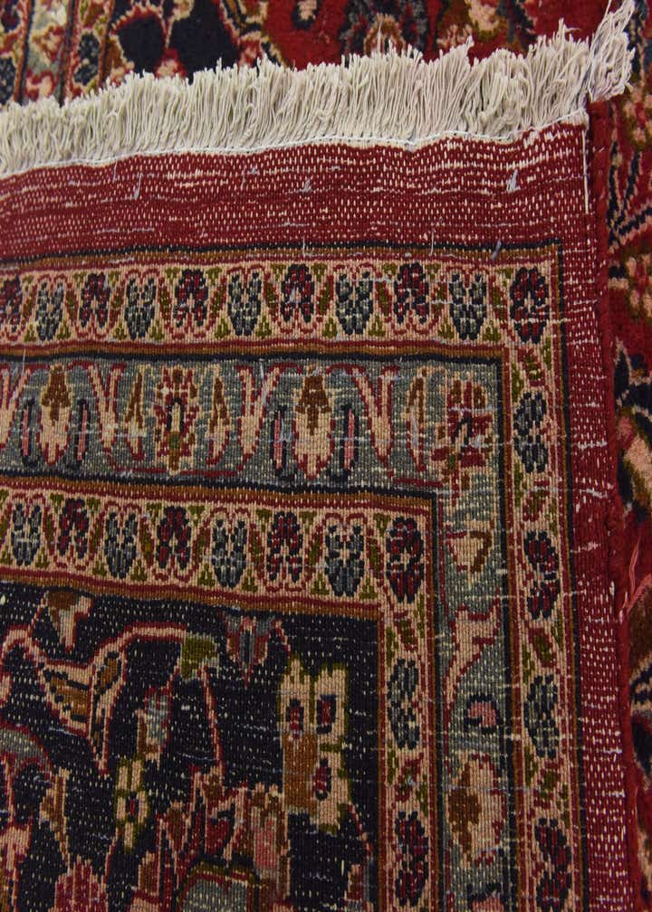 9' 9 x 12' 7 Hand Knotted Mashad Persian Wool Rug