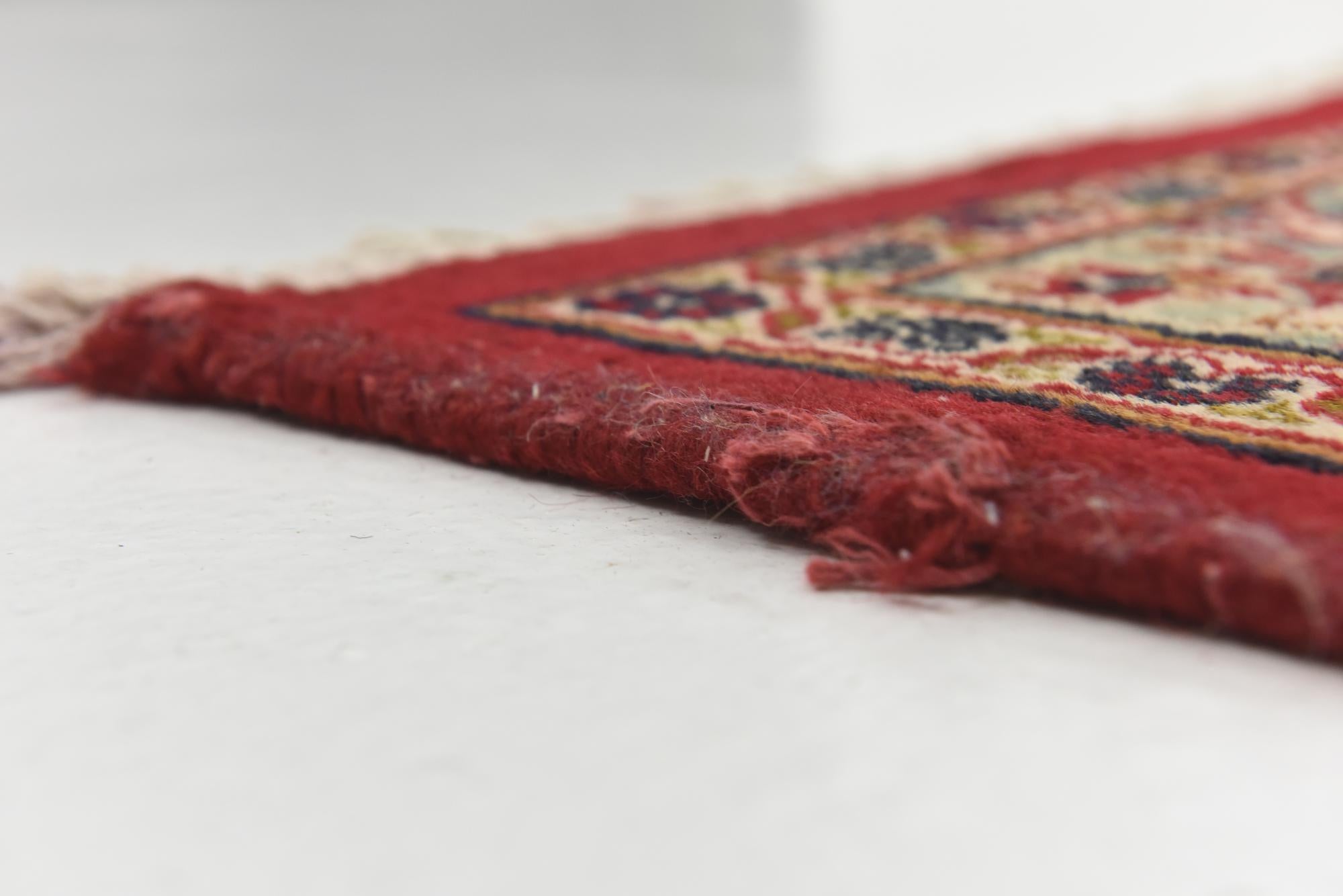 9' 9 x 12' 7 Hand Knotted Mashad Persian Wool Rug