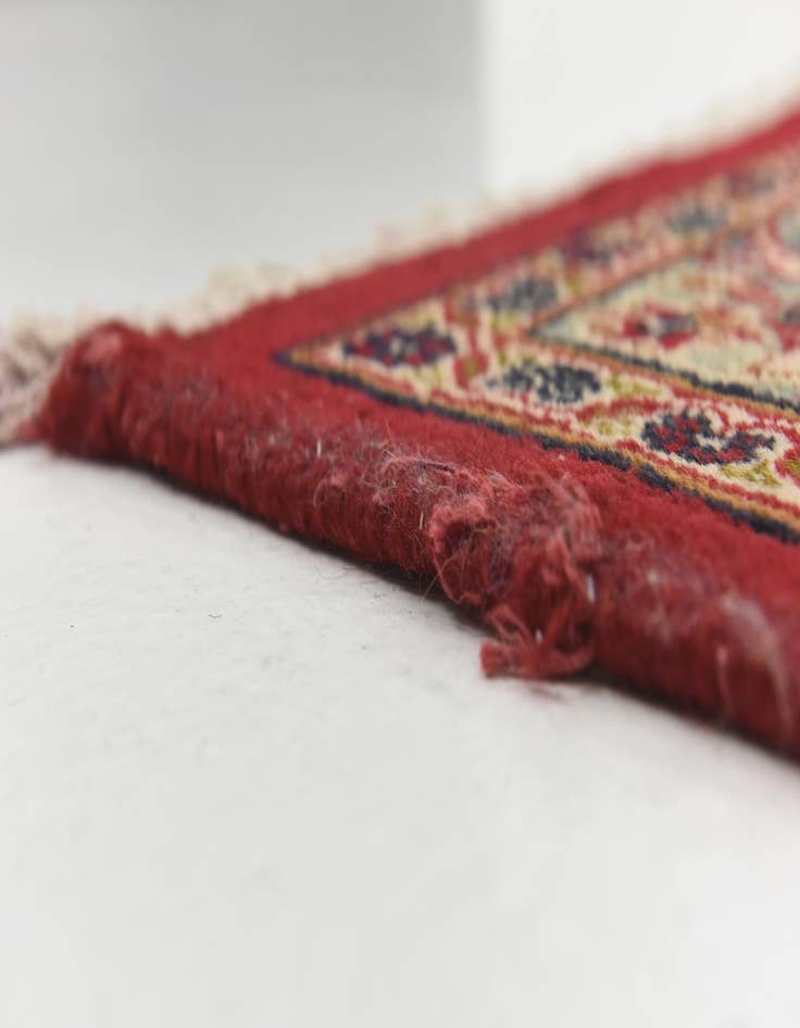 Detail image of 9' 9 x 12' 7  Hand Knotted Mashad Persian Wool Rug