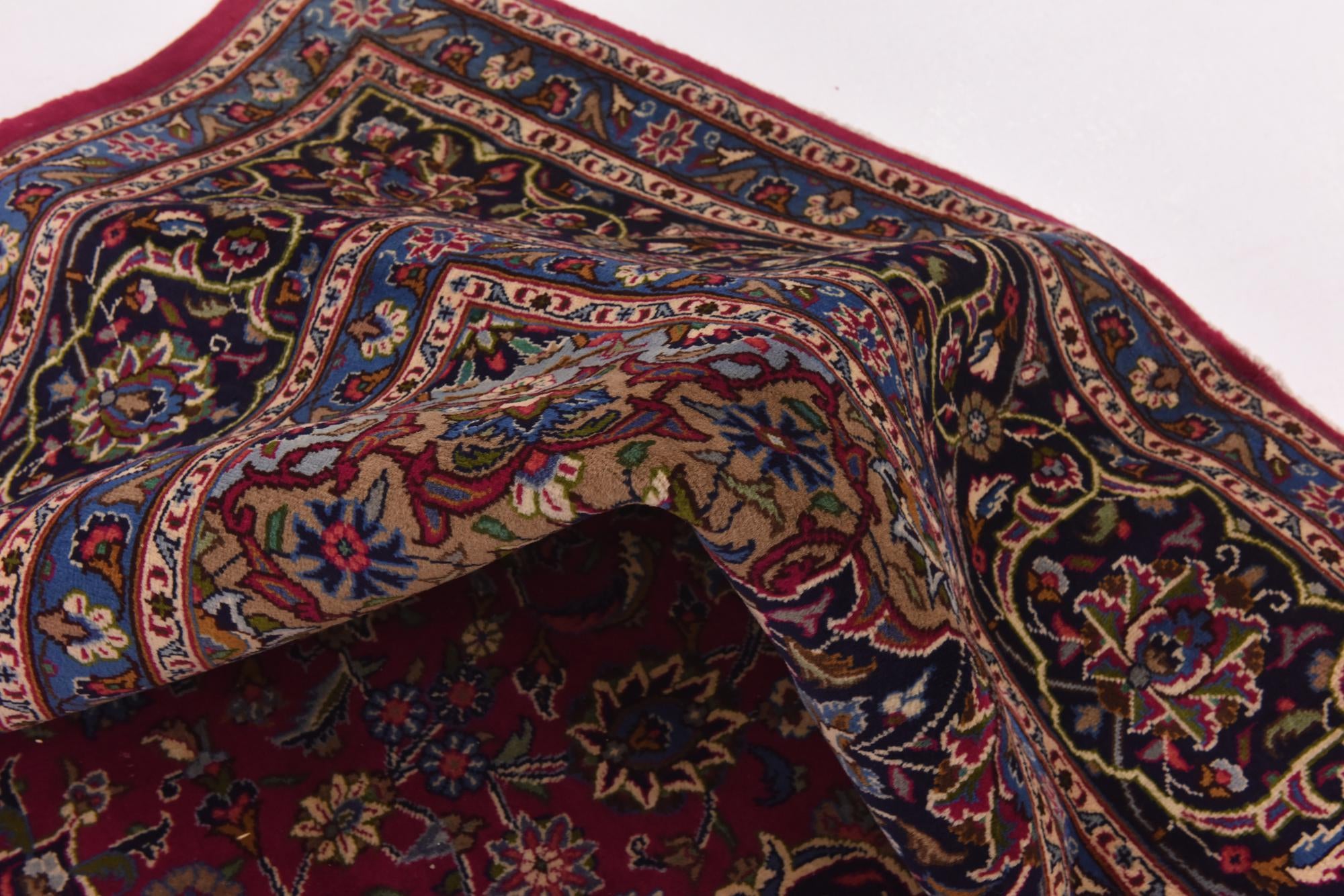 300cm x 390cm Hand Knotted Mashad Persian Wool Rug