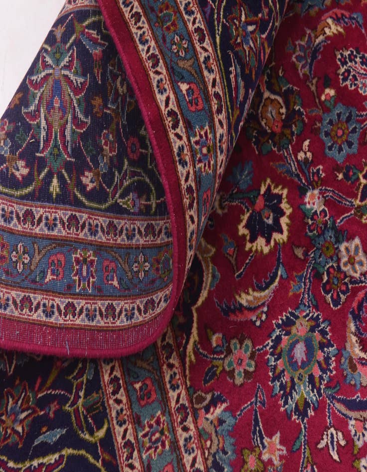 Detail image of 10' 2 x 13' 3  Hand Knotted Mashad Persian Wool Rug