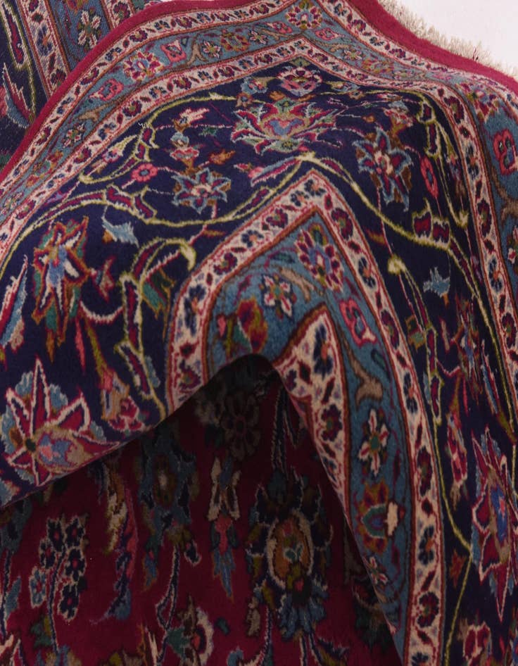 Detail image of 10' 2 x 13' 3  Hand Knotted Mashad Persian Wool Rug